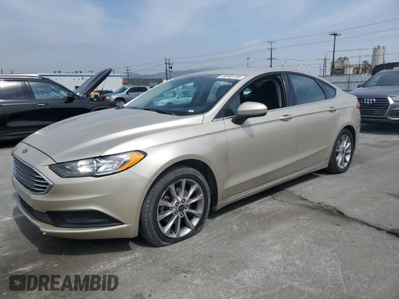 2017 Ford Fusion SE with VIN 3FA6P0H71HR195390, listed as a Copart auction lot 49345135 with 108,059 mi miles and Salvage Title. Bid and sale history available at DreamBid. Image 1.