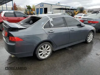 2006 Acura TSX with VIN JH4CL95896C029932, listed as a Copart auction lot 82431044 with 194,509 mi miles and Salvage title. Bid and sale history available at DreamBid. Image 3.