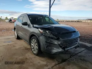 2021 Ford Escape Titanium with VIN 1FMCU9J92MUA08792, listed as a Copart auction lot 59270215 with 29,194 mi miles and Salvage title. Bid and sale history available at DreamBid. Image 13.