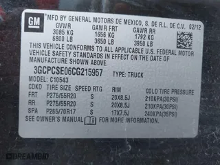 2012 Chevrolet Silverado 1500 LT with VIN 3GCPCSE06CG215957, listed as a IAAI auction lot 41644285 with 140,599 mi miles. Bid and sale history available at carsss.com. Image 9.