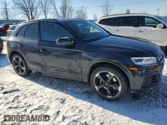 2019 Audi SQ5 Premium Plus with VIN WA1B4AFY3K2006019, listed as a Copart auction lot 41562205 with 43,746 mi miles and Clean Title. Bid and sale history available at carsss.com. Image 4.