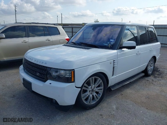 2012 Land Rover Range Rover HSE LUX with VIN SALMF1D43CA371907, listed as a IAAI auction lot 40171495 with NaN miles. Bid and sale history available at carsss.com. Image 2.