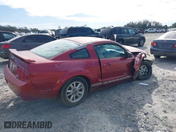 2006 Ford Mustang Standard with VIN 1ZVFT80N165150848, listed as a IAAI auction lot 40840939 with 208,924 mi miles and . Bid and sale history available at DreamBid. Image 4.