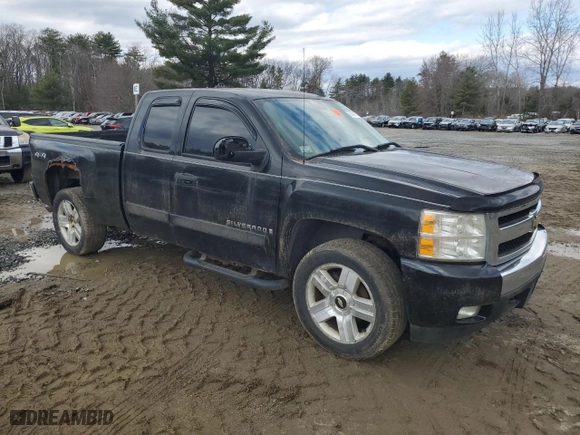 2007 Chevrolet Silverado 1500 LT w/1LT with VIN 1GCEK19J27Z551196, listed as a Copart auction lot 50407715 with 0 mi miles and Clean Title. Bid and sale history available at carsss.com. Image 4.