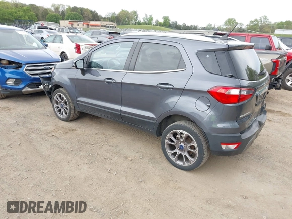 2021 Ford EcoSport Titanium z VIN MAJ6S3KL5MC452064, wystawiony jako IAAI lot #42049689 z przebiegiem 66 056 mil mil oraz . Historia ofert i sprzedaży dostępna na DreamBid. Obrazek 3.