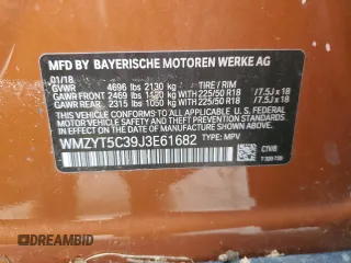 2018 MINI Countryman Cooper S with VIN WMZYT5C39J3E61682, listed as a Copart auction lot 45641125 with 98,496 mi miles and Salvage title. Bid and sale history available at DreamBid. Image 14.