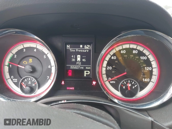 2013 Dodge Durango Crew with VIN 1C4RDHDG5DC613835, listed as a IAAI auction lot 41910643 with 155,827 mi miles and . Bid and sale history available at DreamBid. Image 7.