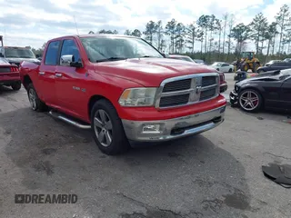 2010 Dodge 1500 SLT with VIN 1D7RB1GT7AS214678, listed as a IAAI auction lot 41635619 with 139,676 mi miles. Bid and sale history available at carsss.com. Image 1.
