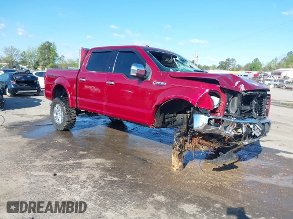 2016 Ford F-150 XLT with VIN 1FTEW1EG9GFB42113, listed as a IAAI auction lot 42036742 with 1 mi miles. Bid and sale history available at carsss.com. Image 1.