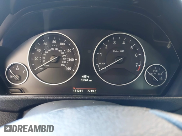 2014 BMW 3 Series 328i with VIN WBA3C1C52EK108503, listed as a IAAI auction lot 42258511 with 151,241 mi miles and . Bid and sale history available at DreamBid. Image 15.