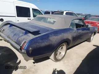 1969 Oldsmobile Cutlass with VIN 336679M283424, listed as a Copart auction lot 76592194 with Not Provided miles and Salvage Title. Bid and sale history available at DreamBid. Image 3.