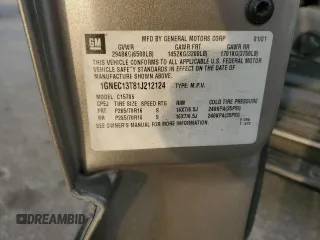 2001 Chevrolet Tahoe LS z VIN 1GNEC13T81J212124, wystawiony jako Copart lot #49049865 z przebiegiem 245 904 mil mil oraz Szkoda całkowita • Salvage title. Historia ofert i sprzedaży dostępna na DreamBid. Obrazek 14.