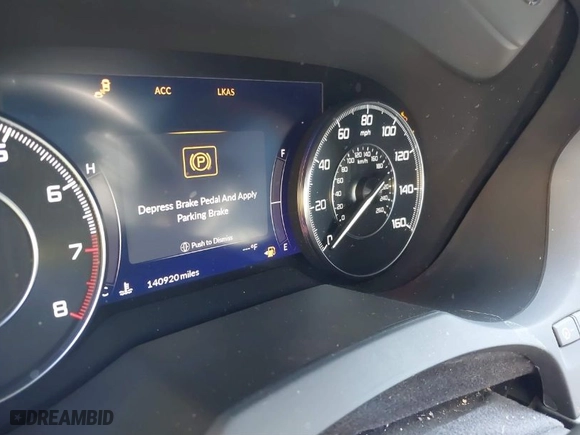 2019 Acura RDX w/Technology Pkg with VIN 5J8TC2H51KL000186, listed as a IAAI auction lot 41403335 with 140,920 mi miles. Bid and sale history available at carsss.com. Image 14.