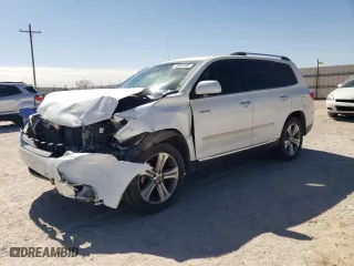2011 Toyota Highlander Limited with VIN 5TDYK3EH4BS048257, listed as a Copart auction lot 46953495 with 167,037 mi miles and Salvage Title. Bid and sale history available at carsss.com. Image 1.