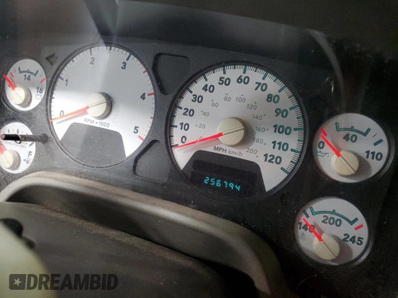 2008 Dodge Ram 3500 SLT with VIN 3D7MX38A98G142243, listed as a Copart auction lot 85852834 with 256,794 mi miles and Salvage Title. Bid and sale history available at carsss.com. Image 9.