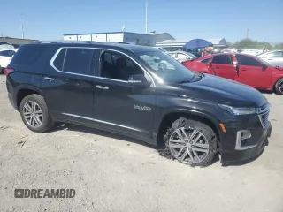 2023 Chevrolet Traverse High Country with VIN 1GNEVNKW3PJ180589, listed as a Copart auction lot 58045285 with 38,121 mi miles and Salvage title. Bid and sale history available at DreamBid. Image 4.
