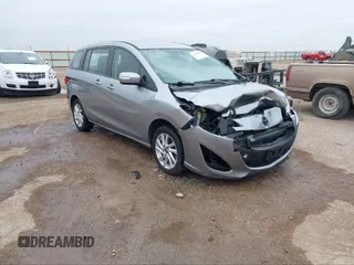 2013 Mazda 5 Sport with VIN JM1CW2BL4D0162105, listed as a IAAI auction lot 41190257 with 186,255 mi miles. Bid and sale history available at carsss.com. Image 1.