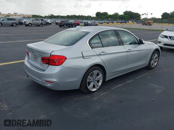 2017 BMW 3 Series 330i with VIN WBA8B9G36HNU53374, listed as a IAAI auction lot 42376234 with 50,041 mi miles and . Bid and sale history available at DreamBid. Image 4.
