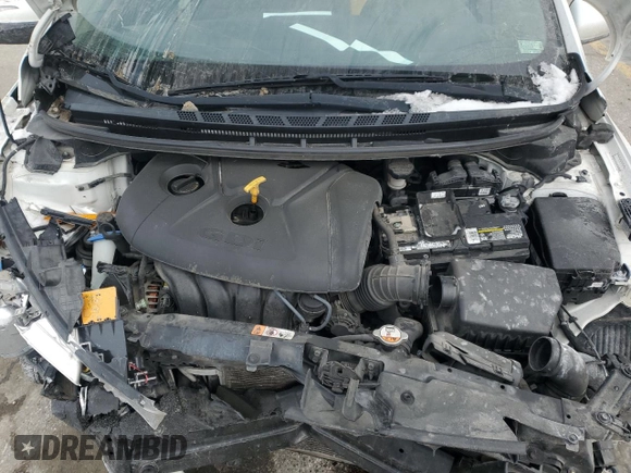 2014 Kia Forte EX with VIN KNAFX4A89E5114846, listed as a Copart auction lot 45282095 with 106,451 mi miles and Salvage Title. Bid and sale history available at carsss.com. Image 12.