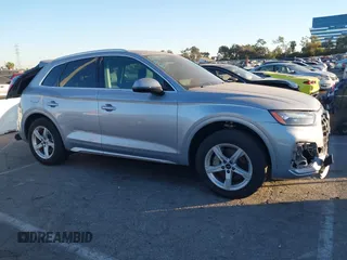 2023 Audi Q5 Premium with VIN WA1ABAFY9P2084975, listed as a IAAI auction lot 41302774 with 40,203 mi miles. Bid and sale history available at carsss.com. Image 14.