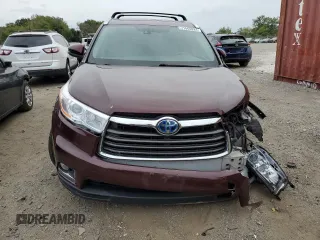 2015 Toyota Highlander Hybrid Limited with VIN 5TDDCRFH0FS009944, listed as a Copart auction lot 71665924 with 151,013 mi miles and Salvage Title. Bid and sale history available at carsss.com. Image 5.
