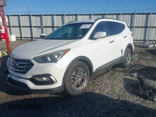2017 Hyundai Santa Fe Sport 2.4L with VIN 5NMZU3LB9HH010581, listed as a IAAI auction lot 41758130 with 117,526 mi miles. Bid and sale history available at carsss.com. Image 2.