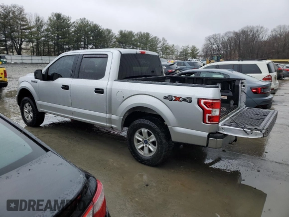 2019 Ford F-150 XL with VIN 1FTEW1EB6KFC11286, listed as a Copart auction lot 44954825 with 105,779 mi miles and Salvage Title. Bid and sale history available at carsss.com. Image 2.