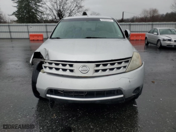 2006 Nissan Murano S with VIN JN8AZ08W96W537849, listed as a Copart auction lot 83966344 with 168,028 mi miles and Salvage Title. Bid and sale history available at carsss.com. Image 5.