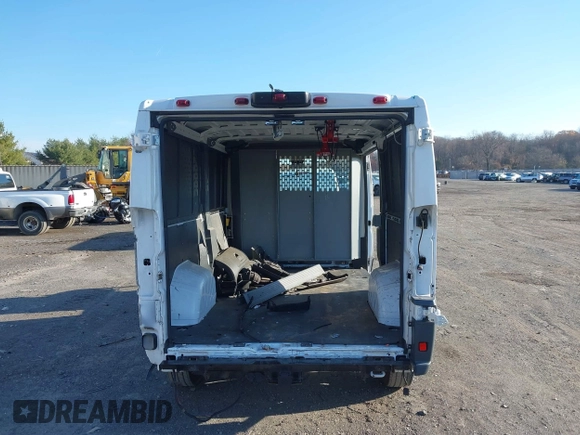 2018 Ram ProMaster Cargo with VIN 3C6TRVAG1JE152736, listed as a IAAI auction lot 40743120 with Not Provided miles and . Bid and sale history available at DreamBid. Image 16.