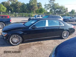 2018 Mercedes-Benz S 560 Maybach with VIN WDDUX8GB8JA350500, listed as a IAAI auction lot 41935111 with 92,181 mi miles and . Bid and sale history available at DreamBid. Image 14.