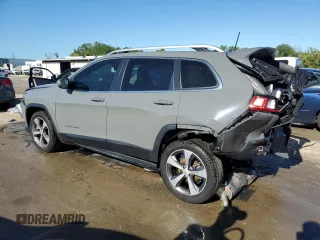 2019 Jeep Cherokee Limited with VIN 1C4PJLDBXKD428209, listed as a Copart auction lot 46107223 with 34,532 mi miles and Salvage Title. Bid and sale history available at DreamBid. Image 2.