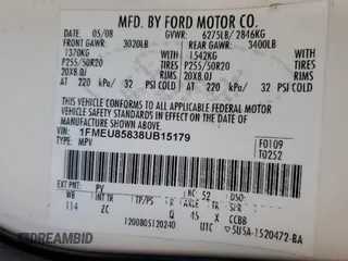 2008 Ford Explorer Limited with VIN 1FMEU85838UB15179, listed as a Copart auction lot 88958405 with 197,999 mi miles and Clean title. Bid and sale history available at DreamBid. Image 13.