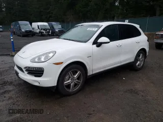 2014 Porsche Cayenne S Hybrid with VIN WP1AE2A22ELA51120, listed as a Copart auction lot 42192385 with Not provided miles and Salvage title. Bid and sale history available at DreamBid. Image 1.