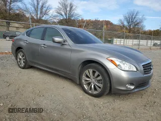 2013 Infiniti M37 with VIN JN1BY1AR9DM603082, listed as a Copart auction lot 78684604 with 112,808 mi miles and Salvage Title. Bid and sale history available at carsss.com. Image 4.