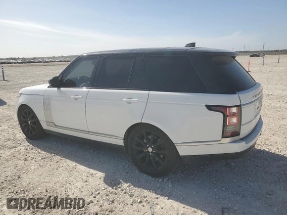 2017 Land Rover Range Rover with VIN SALGR2FV7HA356561, listed as a Copart auction lot 48227765 with 120,871 mi miles and Clean title. Bid and sale history available at DreamBid. Image 2.