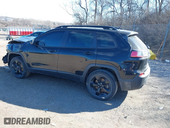2020 Jeep Cherokee Altitude with VIN 1C4PJMLN5LD550821, listed as a IAAI auction lot 41624769 with 51,803 mi miles. Bid and sale history available at carsss.com. Image 3.