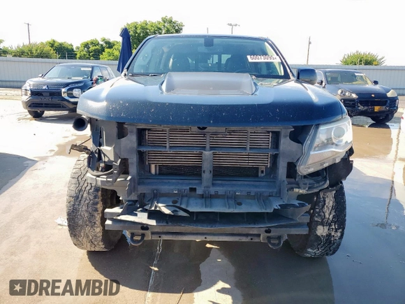 2019 Chevrolet Colorado 4WD ZR2 with VIN 1GCPTEE16K1152138, listed as a Copart auction lot 60073095 with 122,116 mi miles and Salvage title. Bid and sale history available at DreamBid. Image 5.