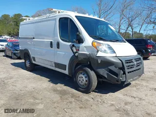2015 Ram ProMaster Cargo Van with VIN 3C6TRVAG0FE514577, listed as a IAAI auction lot 41741040 with 155,584 mi miles. Bid and sale history available at carsss.com. Image 1.