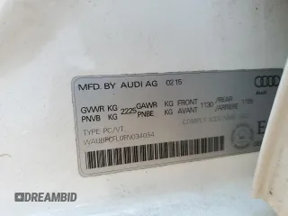 2015 Audi A4 Komfort z VIN WAUBFCFL0FN034054, wystawiony jako Copart lot #59015795 z przebiegiem 141 557 mil mil oraz Czysty tytuł • Clean title. Historia ofert i sprzedaży dostępna na DreamBid. Obrazek 12.