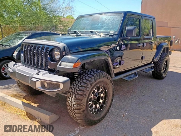 2021 Jeep Gladiator Sport S with VIN 1C6JJTAM3ML508267, listed as a Copart auction lot 60454685 with 77,688 mi miles and Clean title. Bid and sale history available at DreamBid. Image 2.