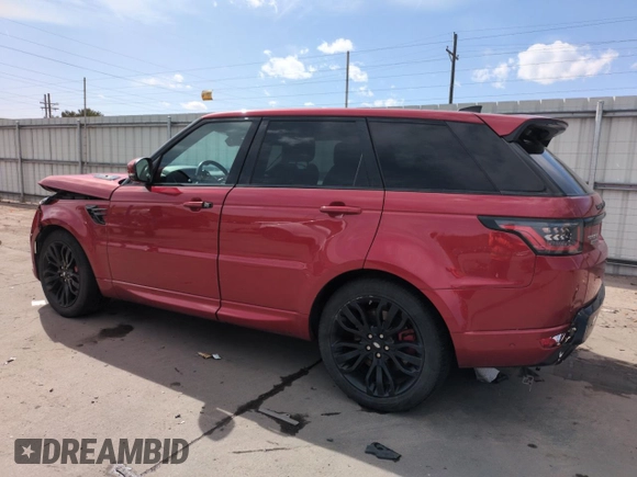 2019 Land Rover Range Rover Sport Dynamic with VIN SALWR2RE9KA847731, listed as a Copart auction lot 51964515 with 46,434 mi miles and Salvage title. Bid and sale history available at DreamBid. Image 2.