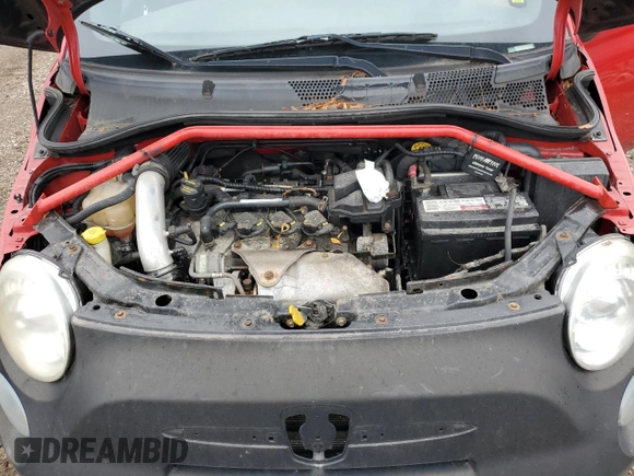 2013 FIAT 500 Turbo with VIN 3C3CFFHH9DT560167, listed as a Copart auction lot 80938124 with 95,333 mi miles and Clean title. Bid and sale history available at DreamBid. Image 11.