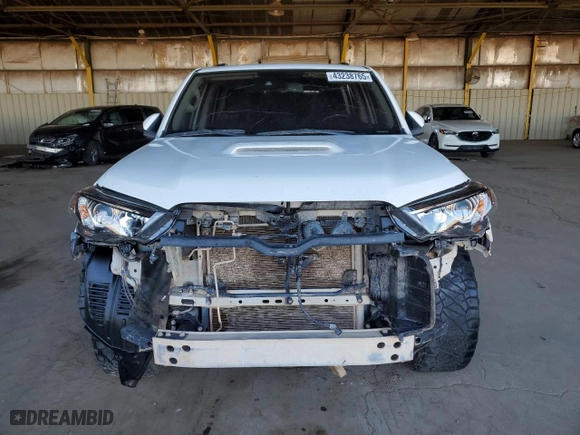 2022 Toyota 4Runner TRD Off Road with VIN JTEPU5JR1N5993706, listed as a Copart auction lot 43238765 with 70,915 mi miles and Non Repairable. Bid and sale history available at carsss.com. Image 5.
