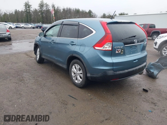 2013 Honda CR-V EX with VIN 5J6RM4H5XDL053452, listed as a IAAI auction lot 41790434 with 195,511 mi miles. Bid and sale history available at carsss.com. Image 3.