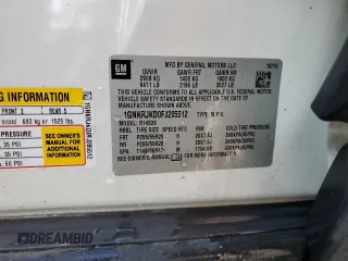 2015 Chevrolet Traverse LTZ z VIN 1GNKRJKD0FJ205512, wystawiony jako Copart lot #55217985 z przebiegiem Nie podano mil oraz Nie do naprawy • Non repairable. Historia ofert i sprzedaży dostępna na DreamBid. Obrazek 14.