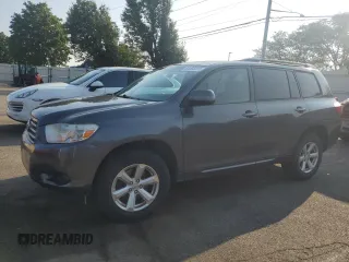 2009 Toyota Highlander with VIN JTEES41AX92124160, listed as a Copart auction lot 64450375 with 165,657 mi miles and Salvage title. Bid and sale history available at DreamBid. Image 1.