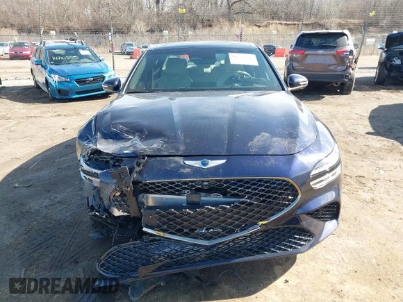 2023 Genesis G70 3.3T with VIN KMTG54TE7PU124124, listed as a IAAI auction lot 41755337 with 15,120 mi miles and . Bid and sale history available at DreamBid. Image 12.