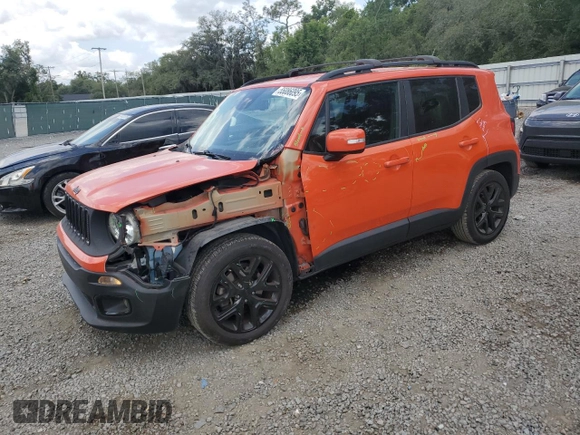 2017 Jeep Renegade Altitude с VIN ZACCJABB6HPE65984, выставлен на аукционе Copart как лот 55086095 с пробегом 109 727 миль миль и Списание • Salvage title. История ставок и продаж доступна на DreamBid. Изображение 1.