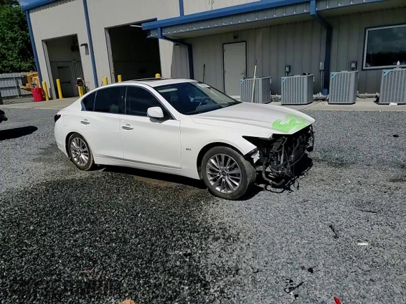 2020 Infiniti Q50 Luxe z VIN JN1EV7AP0LM206429, wystawiony jako Copart lot #56853085 z przebiegiem 126 636 mil mil oraz Szkoda całkowita • Salvage title. Historia ofert i sprzedaży dostępna na DreamBid. Obrazek 14.