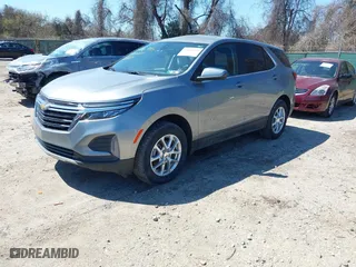 2024 Chevrolet Equinox LT with VIN 3GNAXTEG1RL271440, listed as a IAAI auction lot 41863055 with 20,746 mi miles. Bid and sale history available at carsss.com. Image 2.